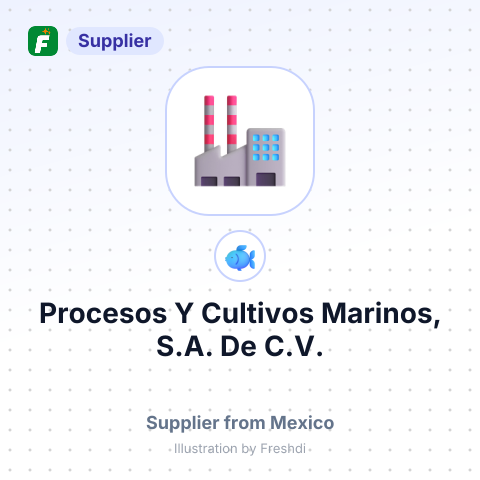 Procesos Y Cultivos Marinos, S.A. De C.V. – summary card, no photo uploaded yet