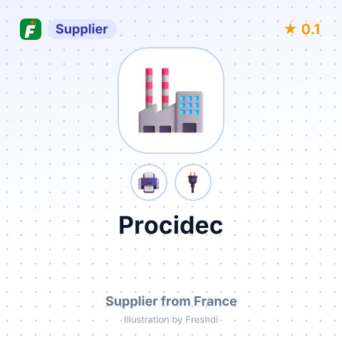 Procidec – summary card, no photo uploaded yet