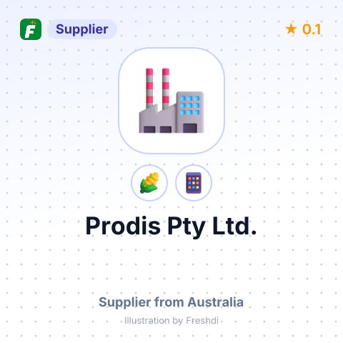 Prodis Pty Ltd.  – summary card, no photo uploaded yet