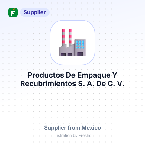 Productos De Empaque Y Recubrimientos S. A. De C. V. – summary card, no photo uploaded yet