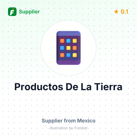 Productos De La Tierra  – summary card, no photo uploaded yet