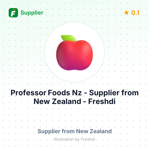 Professor Foods Nz  – summary card, no photo uploaded yet