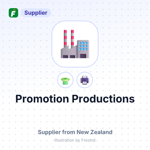 Promotion Productions – summary card, no photo uploaded yet