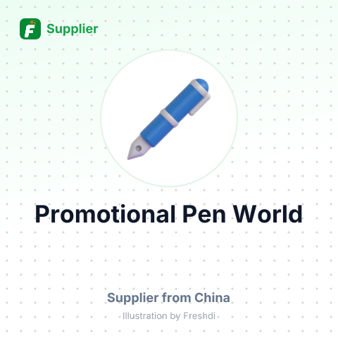 Promotional Pen World – summary card, no photo uploaded yet