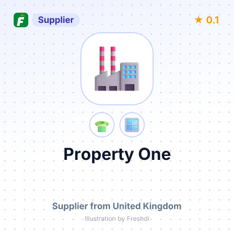 Property One – summary card, no photo uploaded yet