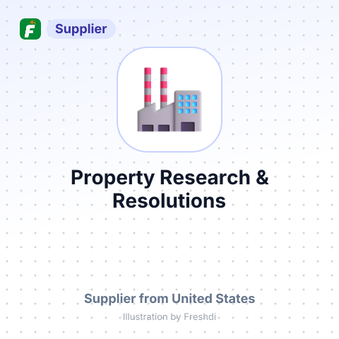 Property Research & Resolutions – summary card, no photo uploaded yet