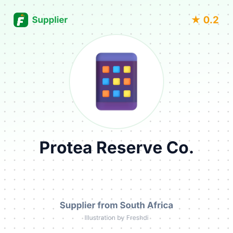 Protea Reserve Co. – summary card, no photo uploaded yet