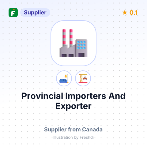Provincial Importers And Exporter – summary card, no photo uploaded yet
