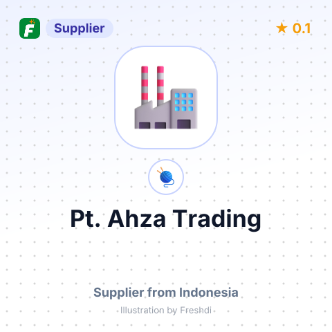 Pt. Ahza Trading  – summary card, no photo uploaded yet