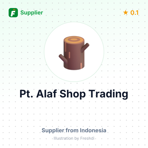 Pt. Alaf Shop Trading  – summary card, no photo uploaded yet