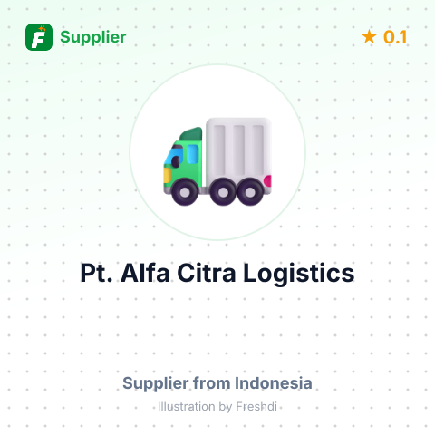 Pt. Alfa Citra Logistics  – summary card, no photo uploaded yet