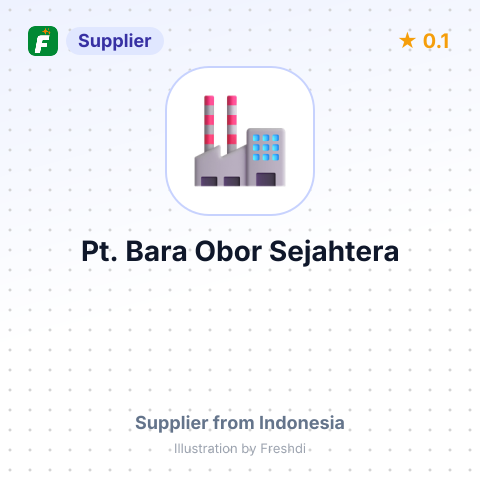 Pt. Bara Obor Sejahtera – summary card, no photo uploaded yet