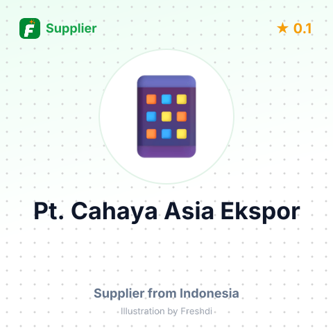 Pt. Cahaya Asia Ekspor  – summary card, no photo uploaded yet