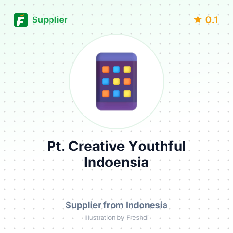 Pt. Creative Youthful Indoensia  – summary card, no photo uploaded yet