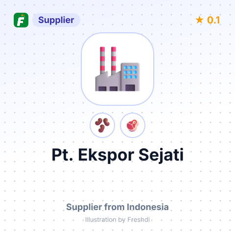 Pt. Ekspor Sejati  – summary card, no photo uploaded yet