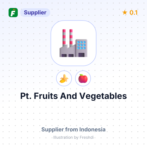 Pt. Fruits And Vegetables  – summary card, no photo uploaded yet