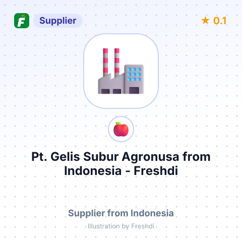 Pt. Gelis Subur Agronusa  – summary card, no photo uploaded yet