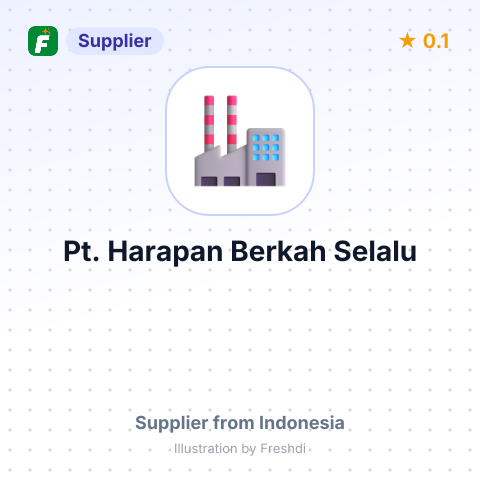 Pt. Harapan Berkah Selalu – summary card, no photo uploaded yet