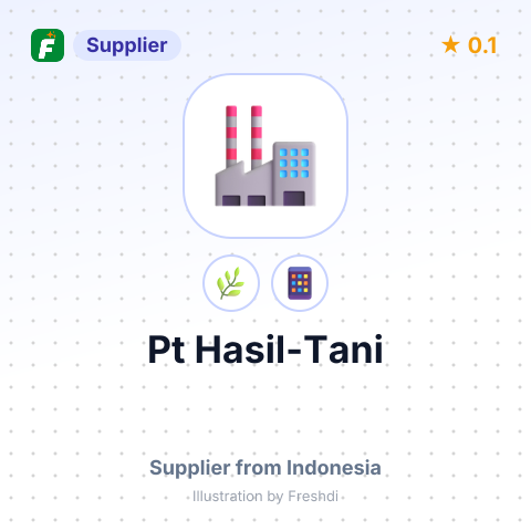 Pt Hasil-Tani  – summary card, no photo uploaded yet
