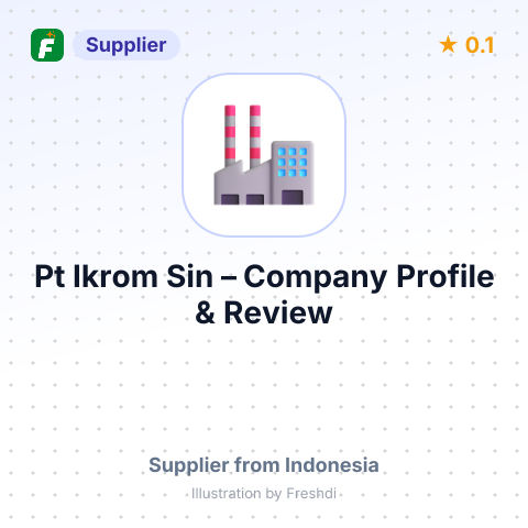 Pt Ikrom Sin – summary card, no photo uploaded yet