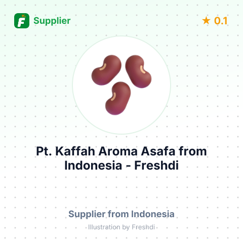 Pt. Kaffah Aroma Asafa  – summary card, no photo uploaded yet