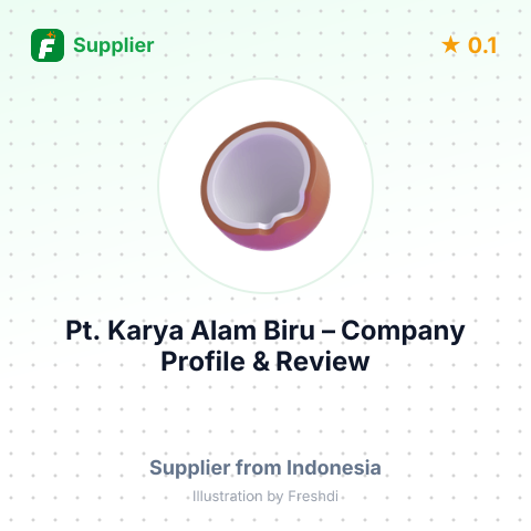 Pt. Karya Alam Biru – summary card, no photo uploaded yet