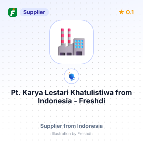 Pt. Karya Lestari Khatulistiwa  – summary card, no photo uploaded yet