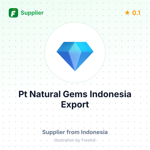 Pt Natural Gems Indonesia Export – summary card, no photo uploaded yet