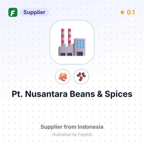 Pt. Nusantara Beans & Spices  – summary card, no photo uploaded yet