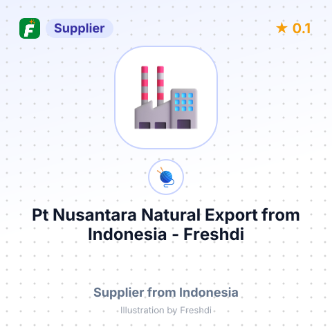 Pt Nusantara Natural Export  – summary card, no photo uploaded yet
