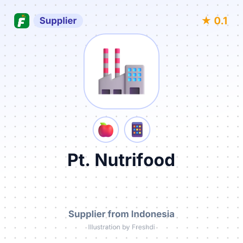 Pt. Nutrifood  – summary card, no photo uploaded yet