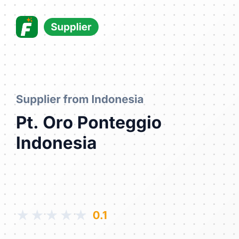 Pt. Oro Ponteggio Indonesia  – summary card, no photo uploaded yet