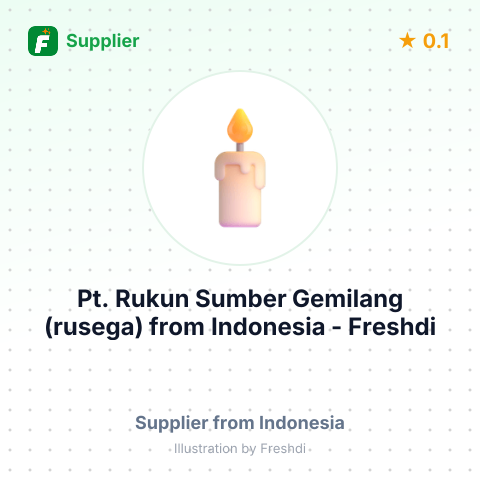 Pt. Rukun Sumber Gemilang (rusega)  – summary card, no photo uploaded yet