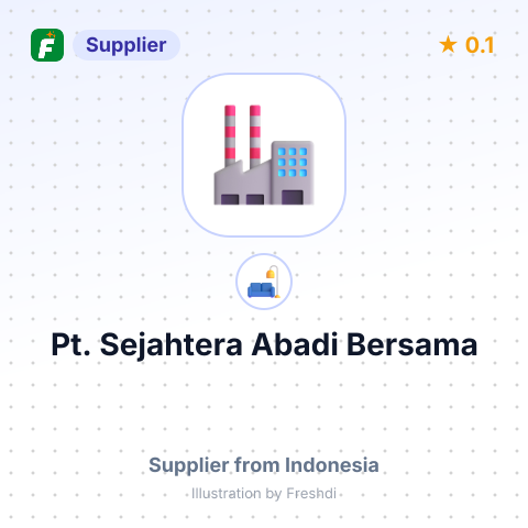 Pt. Sejahtera Abadi Bersama – summary card, no photo uploaded yet
