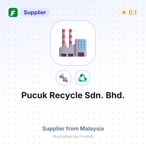 Pucuk Recycle Sdn. Bhd. – summary card, no photo uploaded yet
