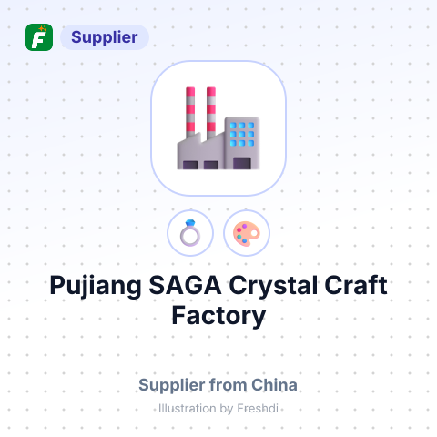 Pujiang SAGA Crystal Craft Factory – summary card, no photo uploaded yet