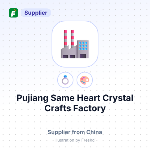 Pujiang Same Heart Crystal Crafts Factory – summary card, no photo uploaded yet