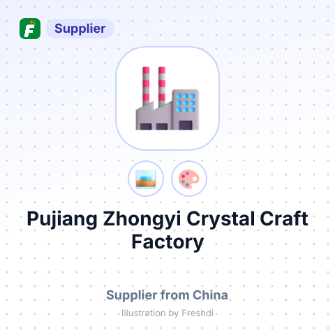 Pujiang Zhongyi Crystal Craft Factory – summary card, no photo uploaded yet
