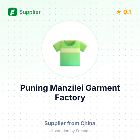 Puning Manzilei Garment Factory – summary card, no photo uploaded yet