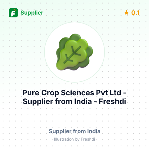Pure Crop Sciences Pvt Ltd  – summary card, no photo uploaded yet