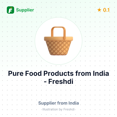 Pure Food Products  – summary card, no photo uploaded yet