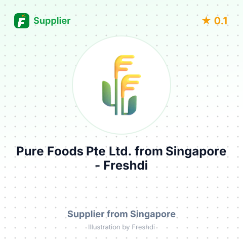 Pure Foods Pte Ltd.  – summary card, no photo uploaded yet