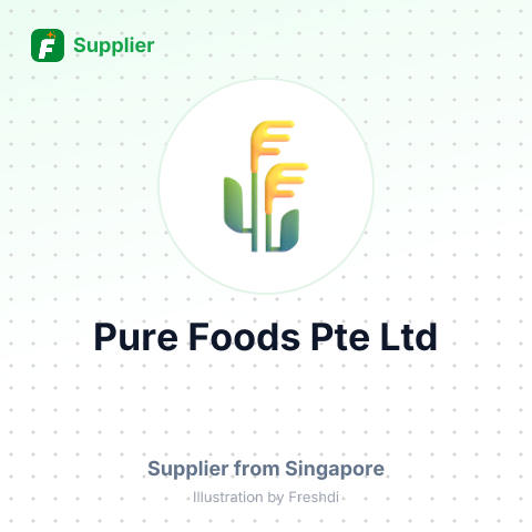 Pure Foods Pte Ltd – summary card, no photo uploaded yet