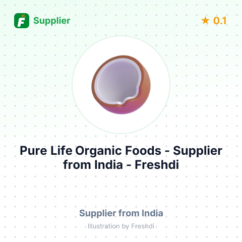 Pure Life Organic Foods  – summary card, no photo uploaded yet