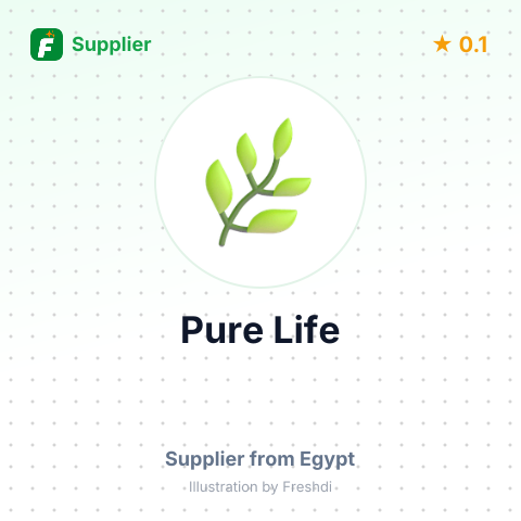 Pure Life  – summary card, no photo uploaded yet