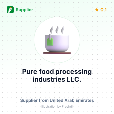 Pure food processing industries LLC. – summary card, no photo uploaded yet