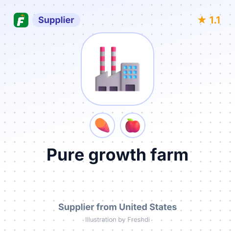 Pure growth farm  – summary card, no photo uploaded yet