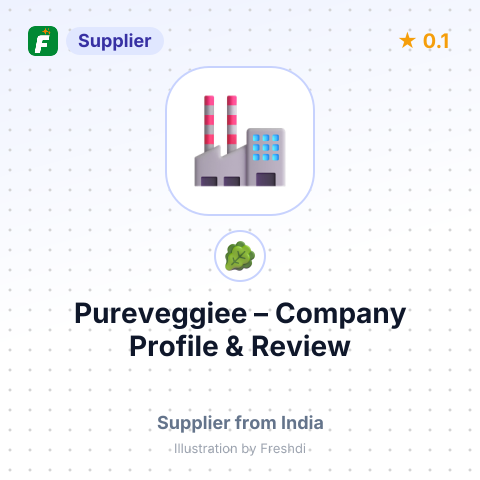 Pureveggiee – summary card, no photo uploaded yet