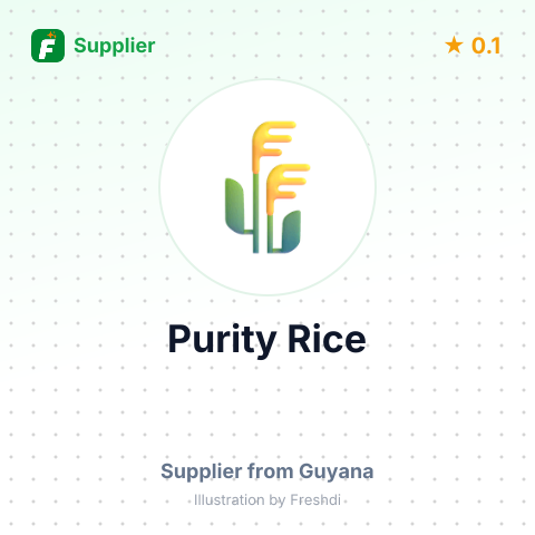 Purity Rice  – summary card, no photo uploaded yet