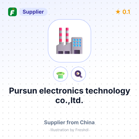 Pursun electronics technology co.,ltd. – summary card, no photo uploaded yet
